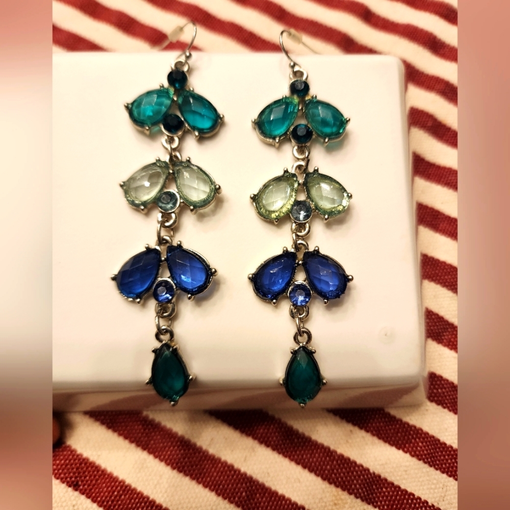 NWT Gemstone Drop Earrings - Picture 6 of 6